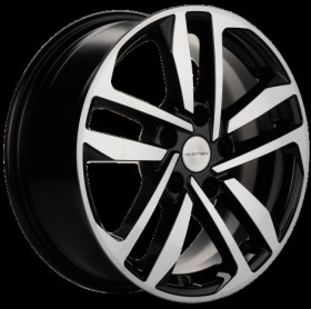Khomen Wheels KHW1612 Black-FP