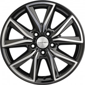 Khomen Wheels KHW1706 Black-FP