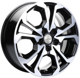 Khomen Wheels KHW1711 Black-FP